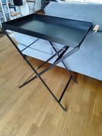 Tray table / butler tray / bijzettafel, Ophalen, Zo goed als nieuw, Rechthoekig, Metaal