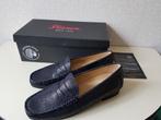 Sioux donkerblauw loafer-metallic-look nubuck mt5,5=39 NIEUW, Instappers, Nieuw, Ophalen of Verzenden, Sioux