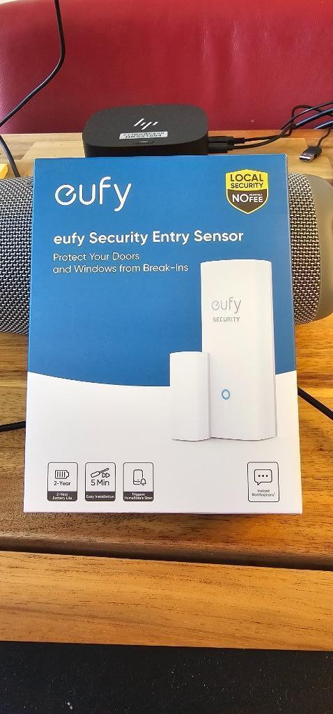 Nieuw! Eufy Security Entry Sensor – Deur/Raam – Ongeopend, Doe-het-zelf en Verbouw, Alarmsystemen, Nieuw, Detector, Sensor of Melder