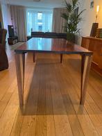 Italiaanse design houten eetkamertafel, Huis en Inrichting, Tafels | Eettafels, Ophalen, Gebruikt, 50 tot 100 cm, Vijf personen of meer