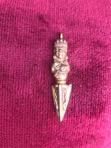 amulet phurba/ Vajrakila, vuurverguld brons, Tibet beschikbaar voor biedingen