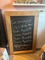 Mooi krijtbord met houten omlijsting van merk Abbevé, Huis en Inrichting, Ophalen, Zo goed als nieuw