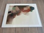 ingelijste zeefdruk / litho jan peter van opheusden, Antiek en Kunst, Kunst | Litho's en Zeefdrukken, Ophalen of Verzenden