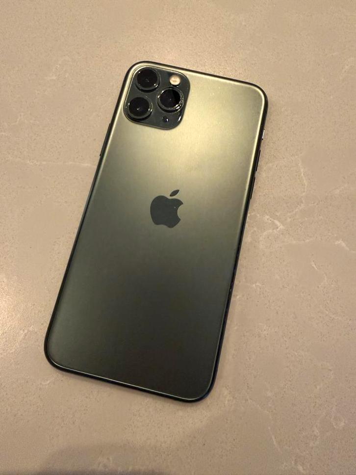 iPhone 11 Pro 64GB - Groen - Scherm defect, Telecommunicatie, Mobiele telefoons | Apple iPhone, Gebruikt, 64 GB, Zonder abonnement