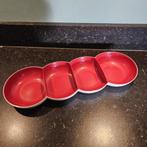 tupperware serveer schaal, Ophalen of Verzenden, Zo goed als nieuw, Rood, Schaal