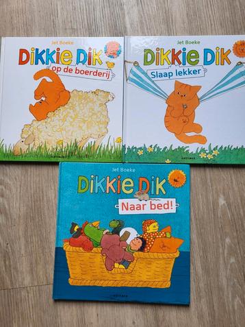 3 Dikkie Dik boeken  beschikbaar voor biedingen
