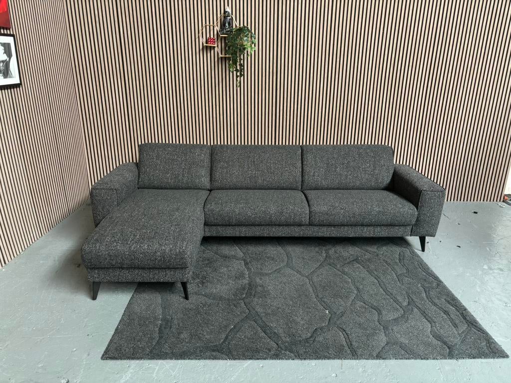 GRATIS LEVERING Loungebank Antraciet 295x160 100% NIEUW, Huis en Inrichting, Banken | Bankstellen, 250 tot 300 cm, Hoekbank, Nieuw