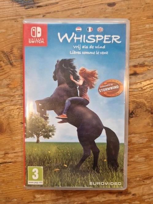 Nintendo Switch Whisper game, Spelcomputers en Games, Games | Nintendo Switch, Gebruikt, Avontuur en Actie, 1 speler, Vanaf 3 jaar