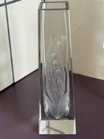 Kristallen fraai gegraveerde gesigneerde vaas bohemia, Antiek en Kunst, Antiek | Glas en Kristal, Ophalen of Verzenden