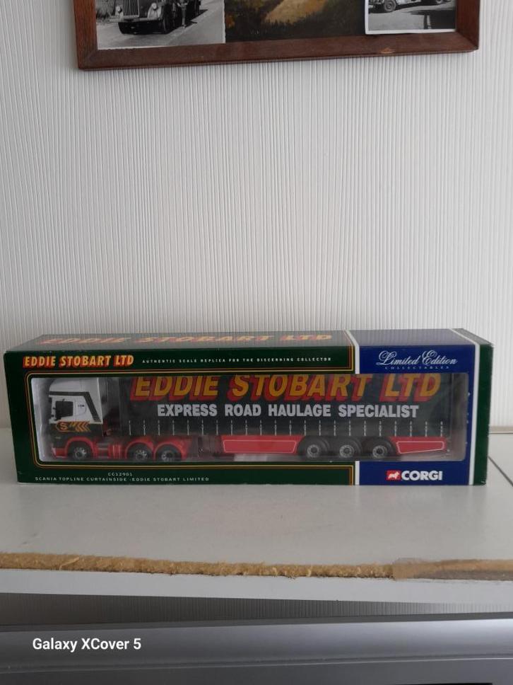 Scania 114 L 380 Eddie Stobart, Hobby en Vrije tijd, Modelauto's | 1:50, Nieuw, Bus of Vrachtwagen, Corgi, Ophalen of Verzenden