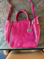 Originele Michael Kors tas echt leer Fuchsia roze, Ophalen of Verzenden, Zo goed als nieuw, Roze, Schoudertasje