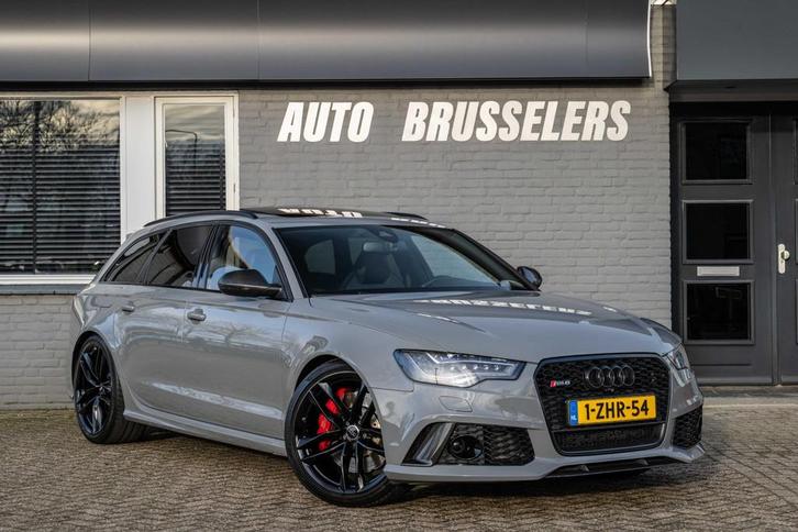 Audi RS6 4.0 TFSI RS 6 quattro Pro Line Plus Orig NL gelever, Auto's, Audi, Bedrijf, Te koop, RS6, 360° camera, 4x4, ABS, Achteruitrijcamera