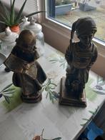 Set van 2 vintage beelden (brons kleur, geen echt brons ), Ophalen of Verzenden, Zo goed als nieuw, Dier
