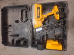 Dewalt Koploze Spijkertacker met 2 Accu's en Lader, Ophalen of Verzenden, Gebruikt