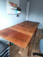 uitschuifbare Deens design eettafel, Ophalen, Gebruikt, 50 tot 100 cm, Vijf personen of meer