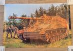 Sd.Kfz. 164 Nashorn Nazi Tank 60x40cm Canvas Poster, Verzenden, Nederland, Foto of Poster
