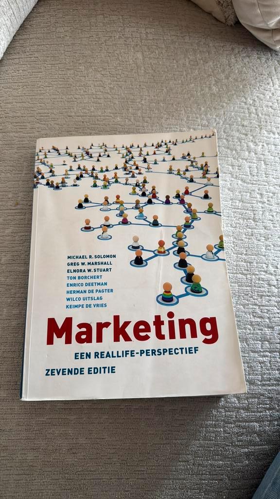 Michael R. Solomon - Marketing, Boeken, Schoolboeken, Zo goed als nieuw, Nederlands, Overige niveaus, Ophalen of Verzenden