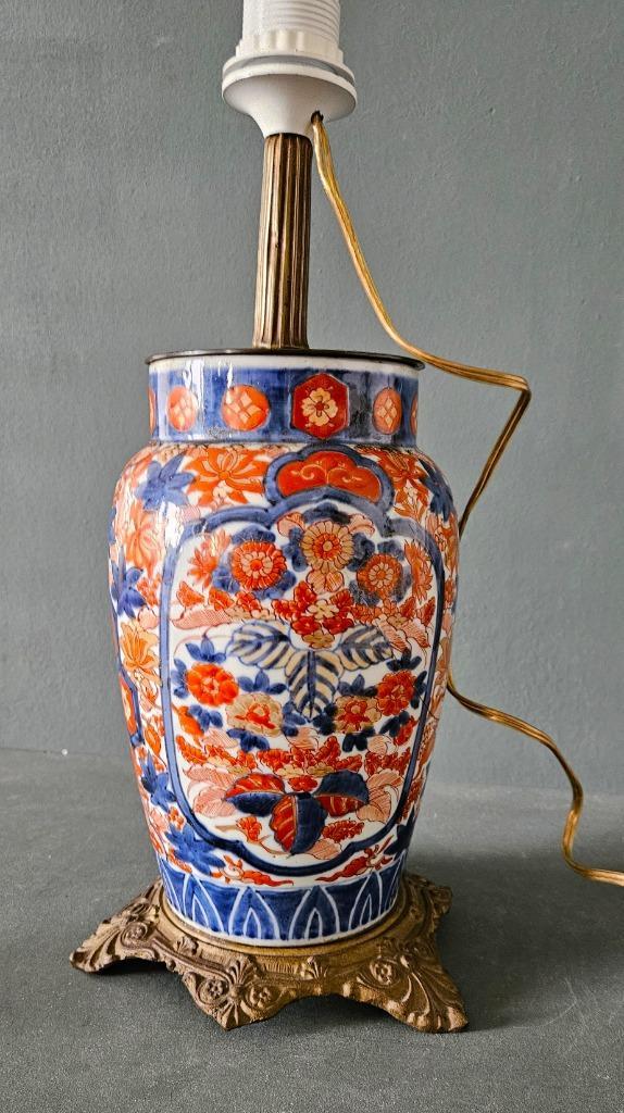 Prachtige Japanse porseleinen lamp, Antiek en Kunst, Antiek | Lampen, Verzenden