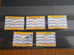 2002 - 5 x zeeland (991g), Postzegels en Munten, Postzegels | Nederland, Verzenden, Gestempeld