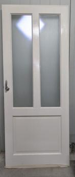 Deur met glas 211x878, Doe-het-zelf en Verbouw, Deuren en Horren, Ophalen, Gebruikt, 80 tot 100 cm, Binnendeur