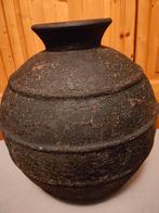 Grote sobere landelijke pot/ vaas, Ophalen, Zo goed als nieuw, Rond