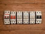 6x Hoofdschakelaar 1P+N (diverse merken), Hobby en Vrije tijd, Ophalen of Verzenden, Gebruikt
