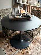 Eettafel doorsnee 1 meter, Ophalen, Gebruikt, 100 tot 150 cm, Rond