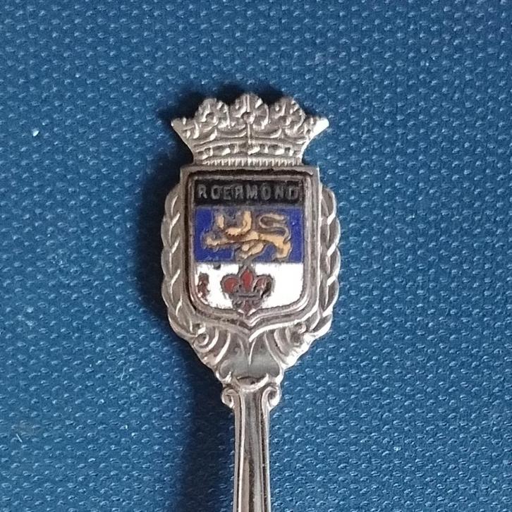 verzilverd lepeltje wapen Roermond (BRUNA), Antiek en Kunst, Antiek | Bestek, Ophalen of Verzenden