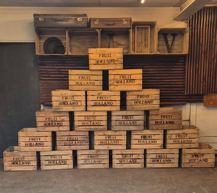 Fruitkisten/Opbergkisten A+++ kwaliteit, Huis en Inrichting, Woonaccessoires | Kisten, Nieuw, Minder dan 50 cm, Minder dan 50 cm