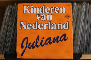 7" Single Kinderen Van Nederland - Juliana / Wilhelmus Va beschikbaar voor biedingen
