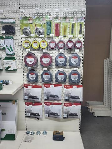Partij Trimmerdraad en Accessoires beschikbaar voor biedingen