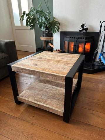 Salontafel Mango Vierkant - NIEUW 60x60x45 beschikbaar voor biedingen