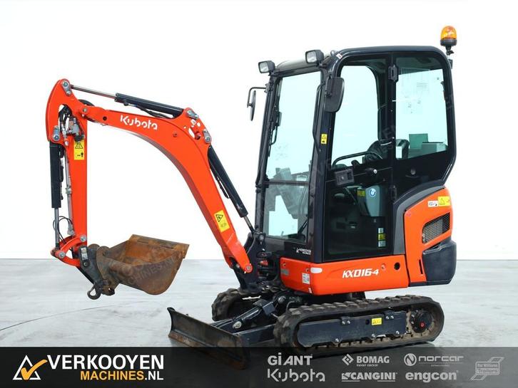2023 Kubota KX016-4 VT612, Zakelijke goederen, Machines en Bouw | Kranen en Graafmachines, Graafmachine