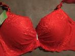 Rode BH met Kant, Kleding | Dames, Ondergoed en Lingerie, Ophalen of Verzenden, Rood, BH