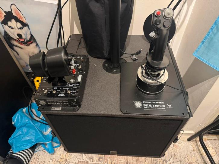 Thrustmaster hotas warthog, Computers en Software, Joysticks, Zo goed als nieuw, Ophalen