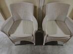 Loom stoelen 2 stuks izgs geen beschadigingen zie foto's, Huis en Inrichting, Stoelen, Ophalen, Zo goed als nieuw, Wit