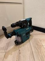 Makita DHR243 accu combihamer met afzuiging 18V Li-ion, Ophalen, Zo goed als nieuw, Boor- en/of Breekhamer