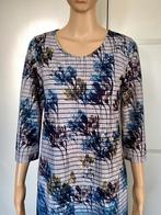 J538 Taifun maat S=36 jurk blauw/zwart/geel jurkje, Kleding | Dames, Jurken, Blauw, Ophalen of Verzenden, Zo goed als nieuw, Maat 36 (S)