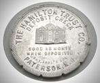 Zeldzaam! The Hamilton Trust Co. Deposit Check Paterson N.J., Ophalen of Verzenden, Noord-Amerika, Losse munt
