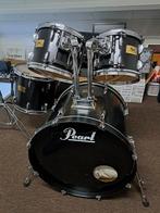 Pearl drumstel session custom mat zwart, Muziek en Instrumenten, Drumstellen en Slagwerk, Ophalen, Gebruikt, Pearl