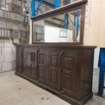 Antiek dressoir hout plus bijhorende spiegel, Ophalen, ., ., 25 tot 50 cm