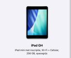 Apple Ipad mini 5 256gb 4g cellular, Computers en Software, Apple iPads, Ophalen of Verzenden, Zo goed als nieuw, 8 inch, Apple iPad