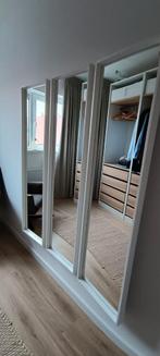 Drieluik spiegel nissedal, wit, scharnierend., Huis en Inrichting, Woonaccessoires | Spiegels, Ophalen of Verzenden, Rechthoekig