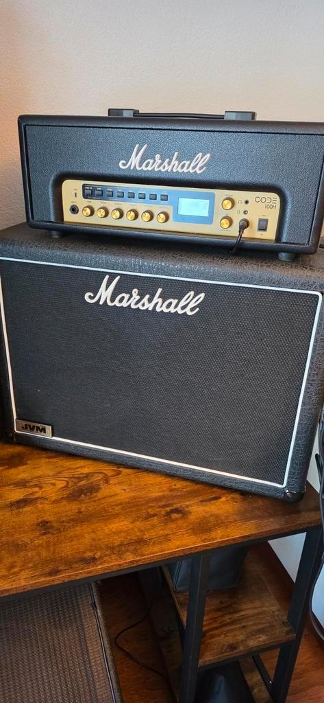 Marshall Code 100h versterker met voetpedaal, Muziek en Instrumenten, Versterkers | Bas en Gitaar, Gebruikt, Gitaar, 100 watt of meer