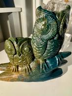 Uilen beeld van oceaan jaspis, Verzamelen, Mineralen en Fossielen, Ophalen of Verzenden, Mineraal