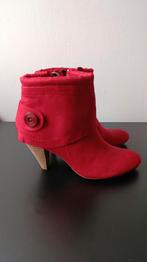 Rode Lage Laarzen - La Strada - Maat 39, Lage of Enkellaarzen, Ophalen of Verzenden, Rood, La Strada
