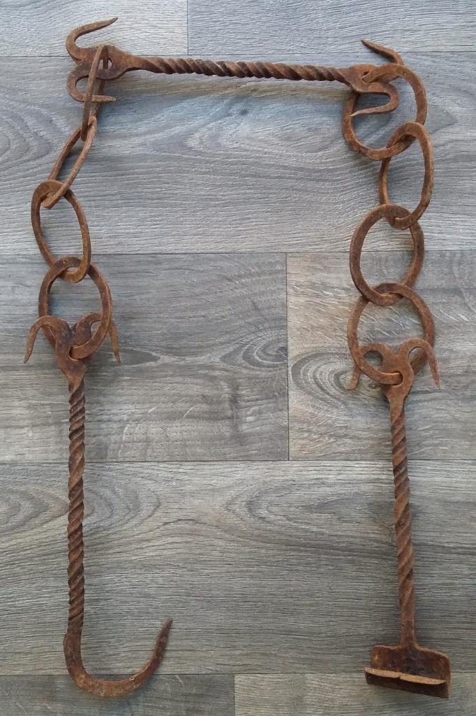 18 de eeuw Ketel Ketting Haardhaal Haard Schouw Brandhaard, Antiek en Kunst, Antiek | Overige Antiek, Ophalen of Verzenden