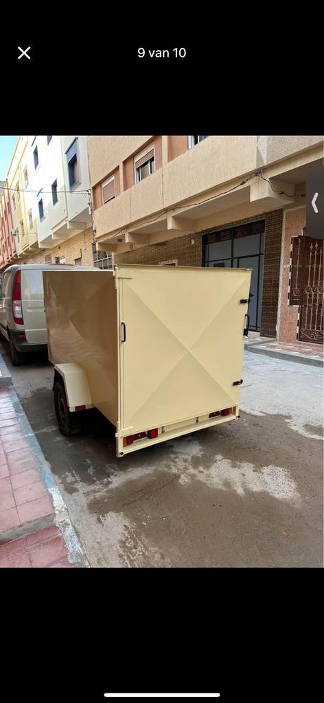 Gesloten eenmalig aanhanger aanhangwagen bagage bakwagen, Auto diversen, Aanhangers en Bagagewagens, Zo goed als nieuw, Ophalen of Verzenden