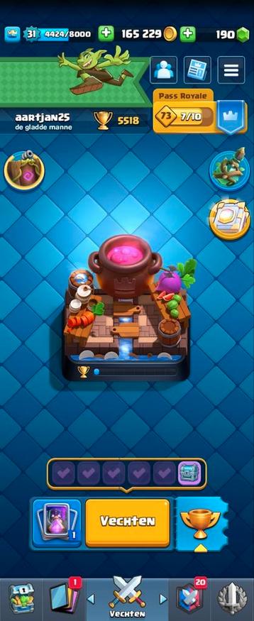 Clash royale beschikbaar voor biedingen