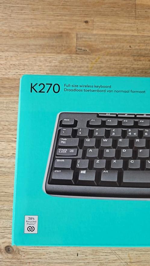 4x Logitech wireless keyboard K270-QWERTY- US- 920-003736, Computers en Software, Toetsenborden, Nieuw, Qwerty, Draadloos, Ergonomisch